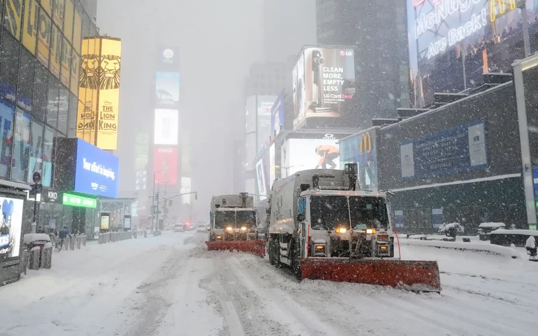 Nueva York se prepara para recibir su primera tormenta de nieve de la temporada