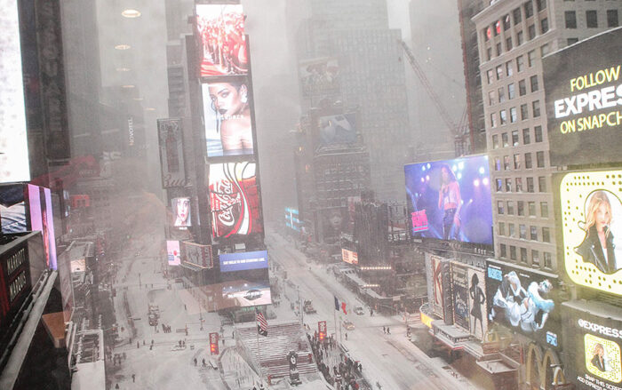 tormenta de nieve