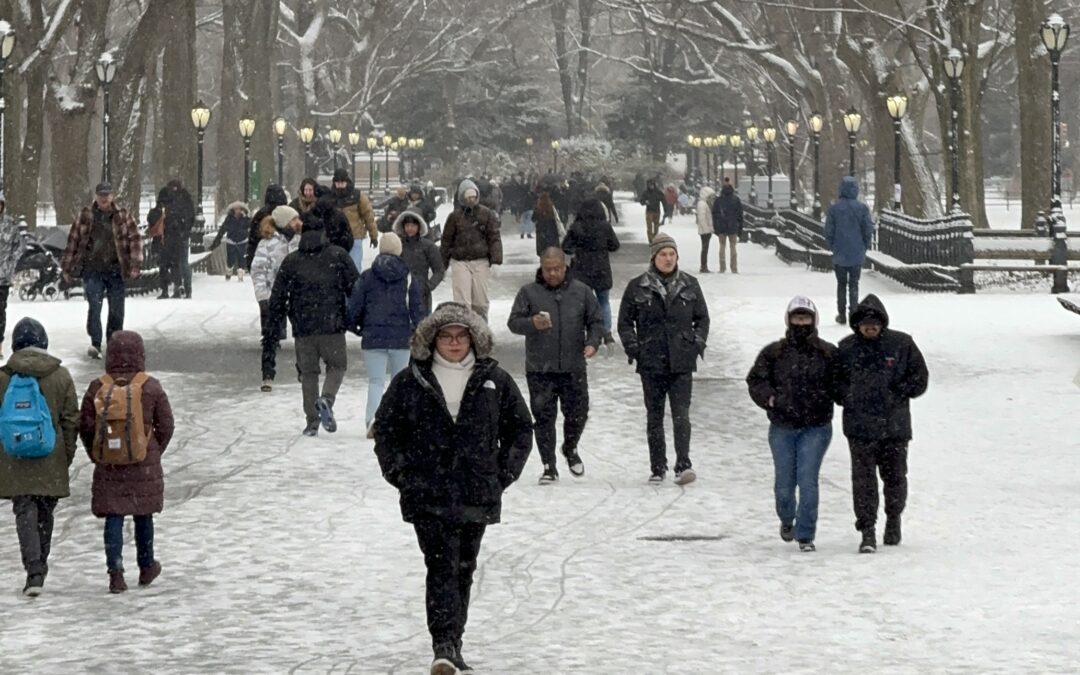 Volvera a caer nieve en Nueva York esta noche