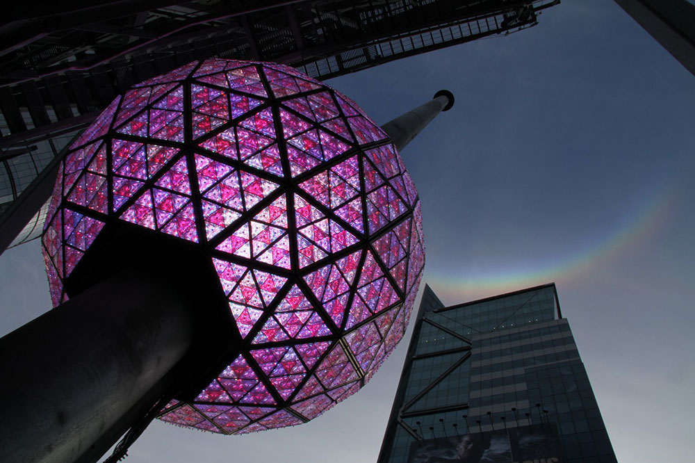 La bola de Times Square bajará este fin de semana para celebrar Saint Patrick