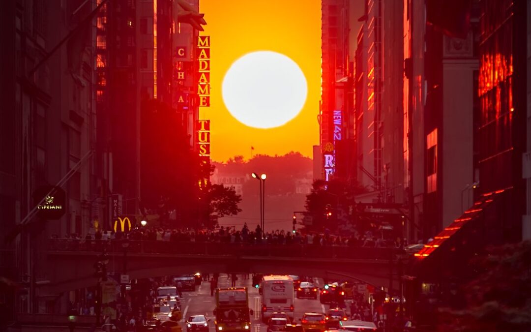 El Manhattanhenge Inverso despide 2024 y da la bienvenida a 2025