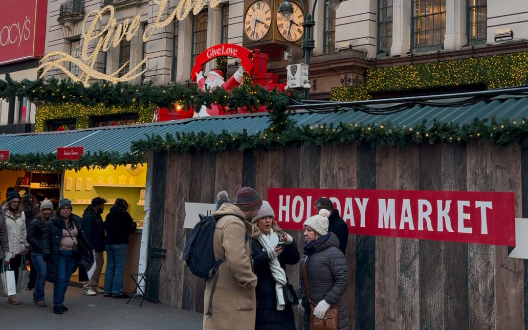 El Primer Mercado Navideño de Herald Square ya abrió sus puertas