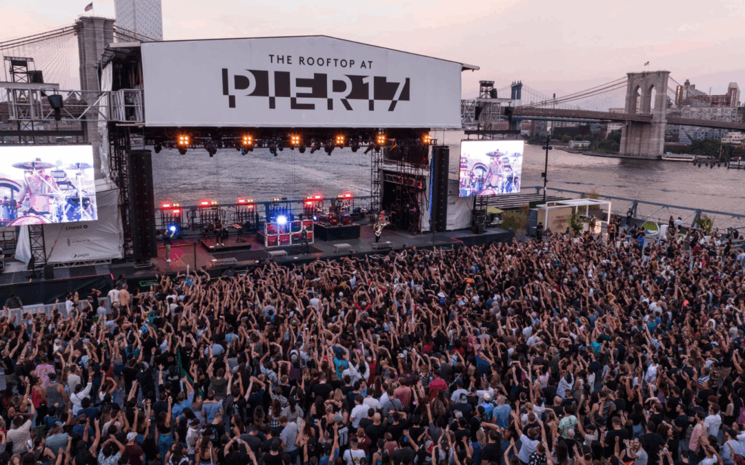 Regresa la Serie de Conciertos de Verano 2025 en Rooftop en Pier 17