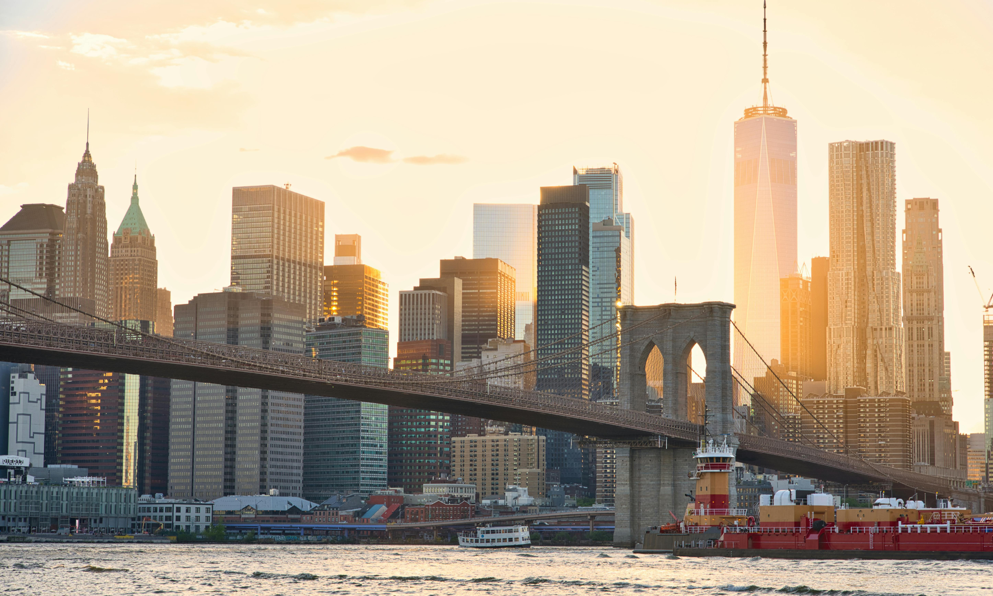 puesta del sol Nueva York