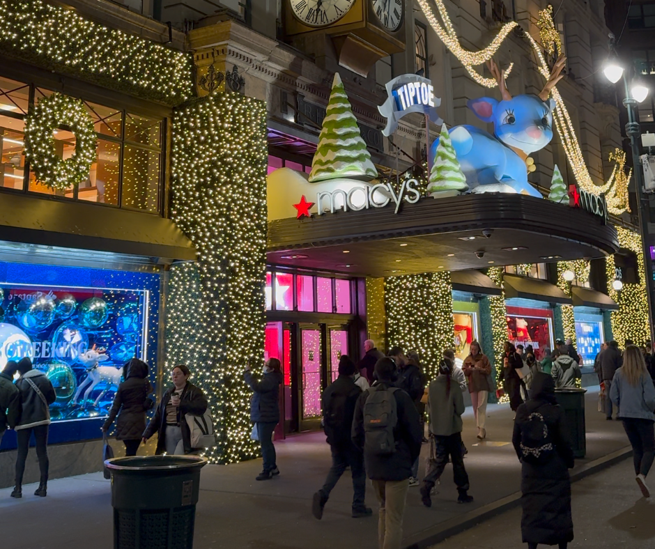 ventanas navideñas Macy’s