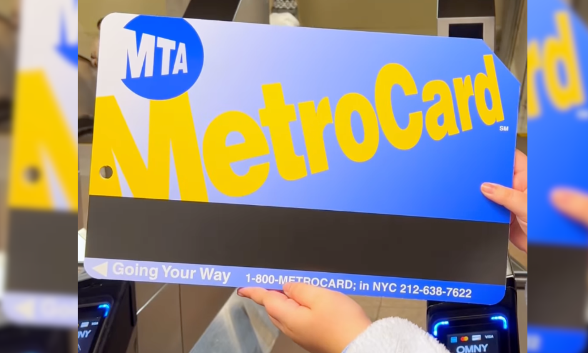 MetroCards azules 90 MTA