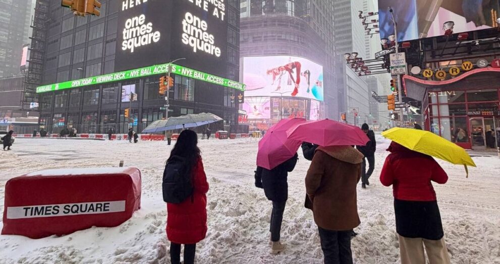 tormenta invernal en NYC
